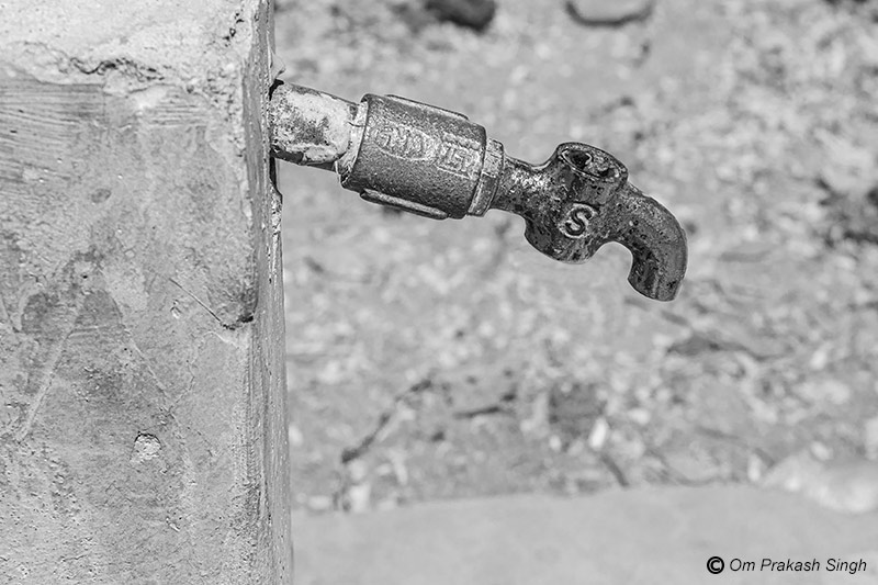 A broken tap in the premises of a beneficiary Anganwadi centre in Khunti district, Jharkhand, India - installed in 2023 under Jal Jeevan Mission (JJM) and remained functional for only a few weeks.